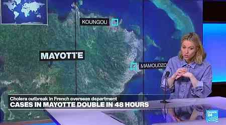 Cholera outbreak in French overseas department of Mayotte: Cases double in 48 hours