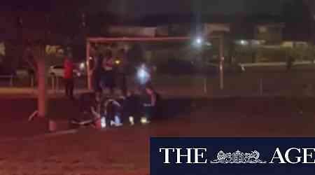 Man slashed across neck with box cutter during Sydney soccer match