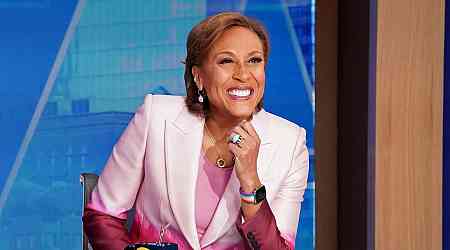 GMA's Robin Roberts Returns With Fractured Wrist After Tennis 'Tumble'
