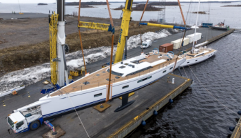 Second 28m Swan 88 sailing yacht Spiip launched