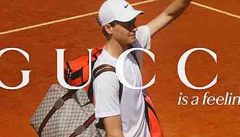 Jannik Sinner Proves His Unmatched Tennis Stance In Gucci's "Is a Feeling" Campaign