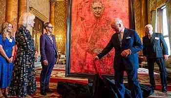 The New Royal Portrait of King Charles III Is Big, Red Controversy