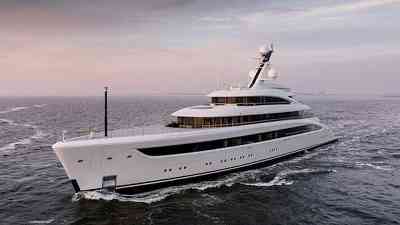 76 metre Feadship super yacht Alvia delivered