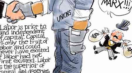 Bagley Cartoon: Saving the Unions