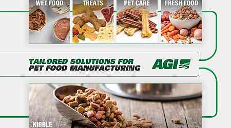 From Kibbles to Fresh Food, AGI Introduces Tailored Solutions for Pet Food Manufacturing