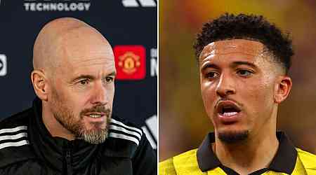 Man Utd boss Erik ten Hag extends olive branch to Jadon Sancho after Dortmund masterclass