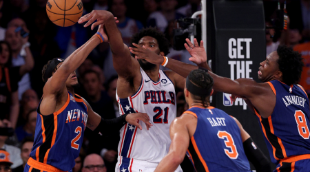  Knicks vs. 76ers: The pros and cons of double-teaming Joel Embiid as New York tries again to finish off Philly 