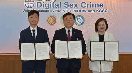 Taiwan, South Korea declare intent to jointly combat digital sex crime