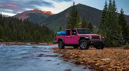 2024 Jeep Gladiator available in Tuscadero Pink