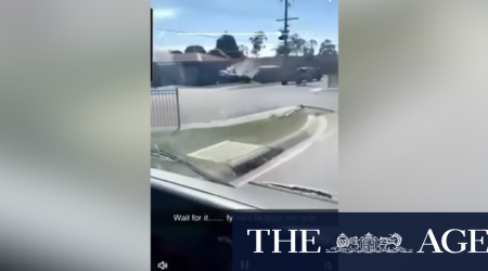 Video footage of the Lamborghini crash