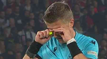 Champions League referee spotted crying after Borussia Dortmund beat PSG