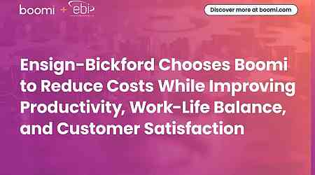 Ensign-Bickford Chooses Boomi to Reduce Costs While Improving Productivity, Work-Life Balance, and Customer Satisfaction