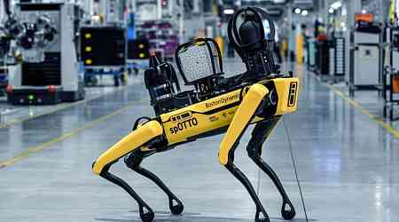 BMW Using Robot Dogs At Factory Where It Builds V8 Engines