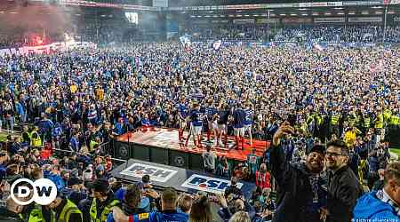Holstein Kiel celebrate first ever promotion to Bundesliga