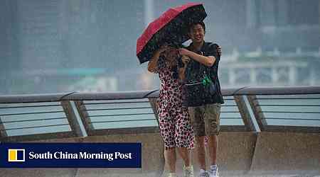 Hong Kong set for rain and thunderstorms in coming hours, Observatory says