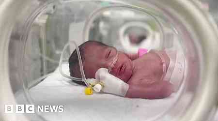 Baby born by emergency caesarean as mother killed in Gaza
