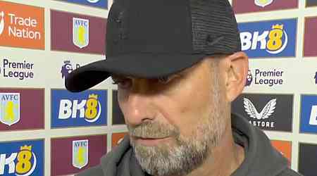 Jurgen Klopp blames Virgil van Dijk as Liverpool give up 3-1 lead in Aston Villa draw