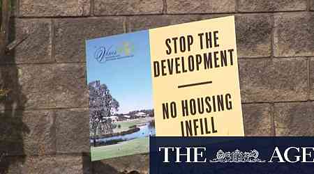 Golf estate residents raise concerns about development plans