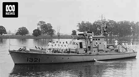 Ambitious plan to save Tasmanian-built Huon pine warship HDML1321 from slow death in Darwin
