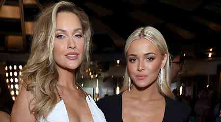 Paige Spiranac stuns outrageously bold outfit that opens at the chest as she joins Olivia Dunne on red carpet