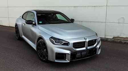 BMW M2 G87 With Satin Silver Wrap Looks Immaculate