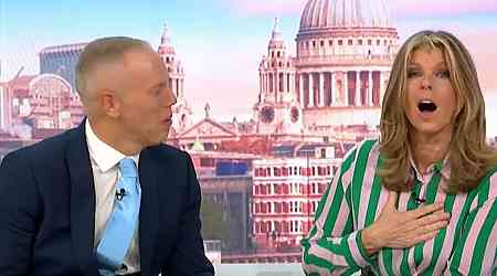 GMB's Kate Garraway forced to apologise to Rob Rinder after on air gaffe