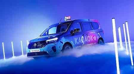 Nissan gets it on with the loud "Karaok-e" van concept