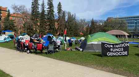 Edmonton police answer questions about response to U of A encampment protest