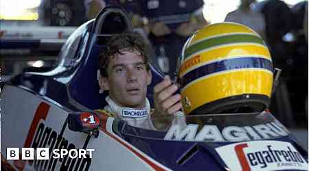 Aryton Senna's first F1 car driven at Silverstone