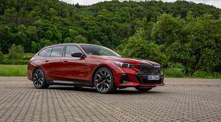 See The BMW i5 M60 Touring In Fire Red From Every Angle