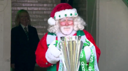 Why Santa handed Celtic their title trophy as Hoops crowned Scottish champions again