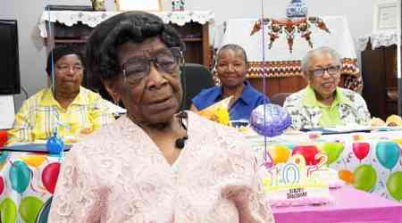 This woman's secret to turning 105? A walk and a cup of tea