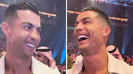 Cristiano Ronaldo's response when asked about joining Arsenal at Fury vs Usyk