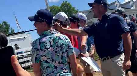 Watch Bryson DeChambeau YELL at golf fan who snatched ball from little boy during final round at the PGA Championship