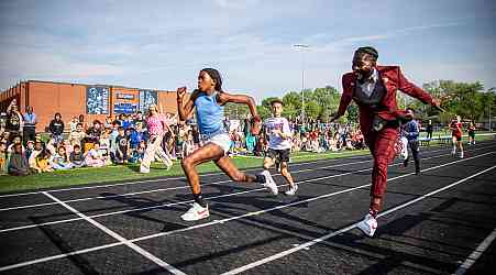 Iowa superintendent and former Olympian bested in footrace by 5th grader