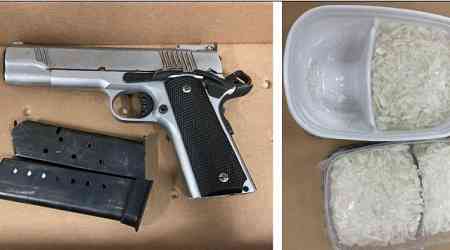 Meth, gun parts seized in Sicamous: Canada Border Services Agency