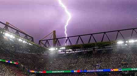The heartbreaking reason Denmark stars panicked over lightning storm at Euro 2024