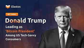 Donald Trump Is Most 'Crypto Aware' Candidate For Tech-Savvy Consumers: Elastos BIT Index