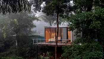 Luxury Meets Sustainability In This Mirrored Holiday Home In The Forests Of India