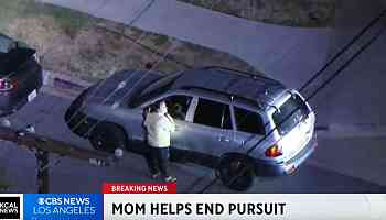 Mother Encourages Son To End Police Chase