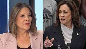 WATCH: Democratic presidential candidate Marianne Williamson discusses Harris' candidacy