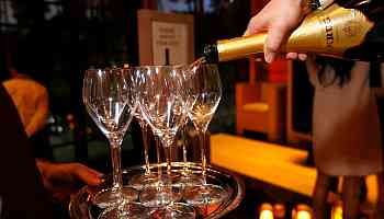Champagne sales are tanking. An LVMH exec thinks people aren't happy enough to pop bottles.