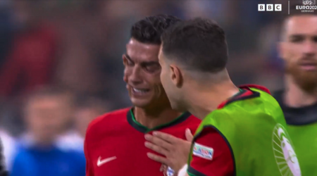 Cristiano Ronaldo in floods of tears after Portugal pen miss as Slovenia fans 'mock' star