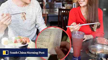 China woman stunned when date wants bill split down to number of slices of meat she had