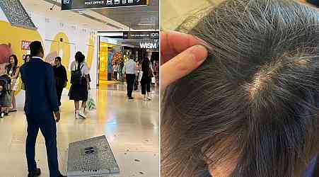 Ion Orchard shopper hit by falling ceiling panel 