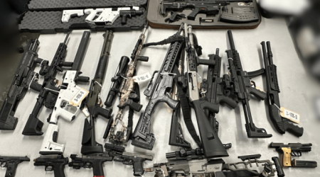 20 guns, 4.5 kg of cocaine seized in Victoria police trafficking investigation