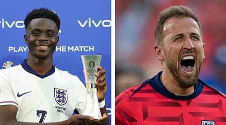 Euro 2024 LIVE: Bukayo Saka sent touching message by England outcast as Kane gauntlet laid