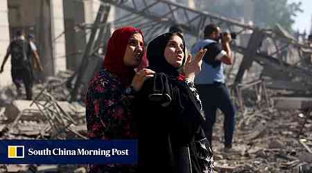 Israeli strike on school sheltering displaced Palestinians kills at least 4, Gaza rescuers say