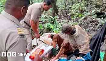 Mystery surrounds US woman found starving and chained to tree in India