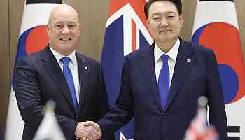 Leaders of South Korea, New Zealand strongly condemn expanding North Korea-Russia military ties